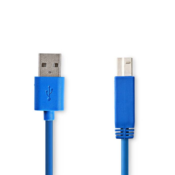USB 3.0-Kabel | A Male - B Male | 2,0 m | Blauw