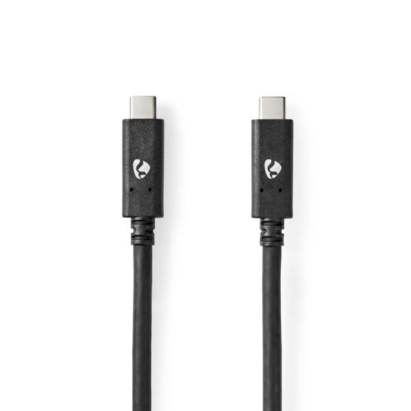 USB 3.1-Kabel | USB-C Male - USB-C Male | 2,0 m | Zwart