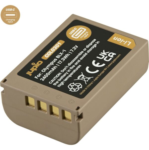 Jupio BLX-1 / BLX1 *ULTRA C* (USB-C input) 2400mAh