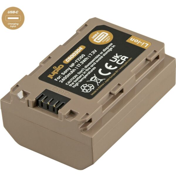 Jupio NP-FZ100 *ULTRA C* (USB-C input) 2400mAh