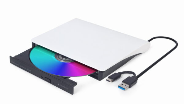 Externe USB CD/DVD brander/speler met USB-C