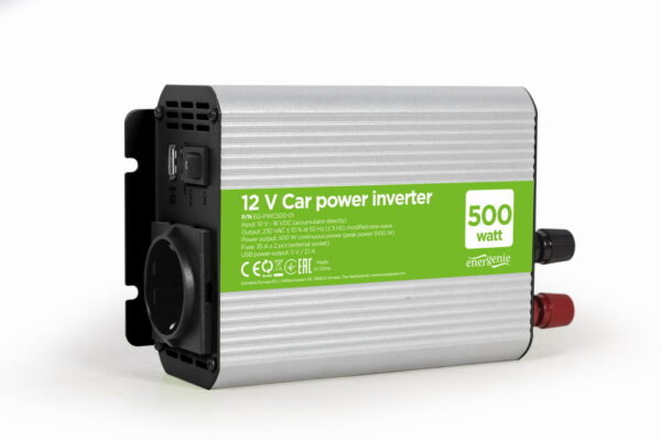 Omvormer voor in de auto, 500 W