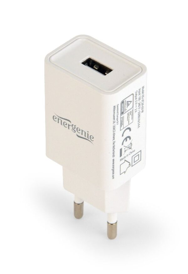 Universele USB lader, 2.1 A, wit