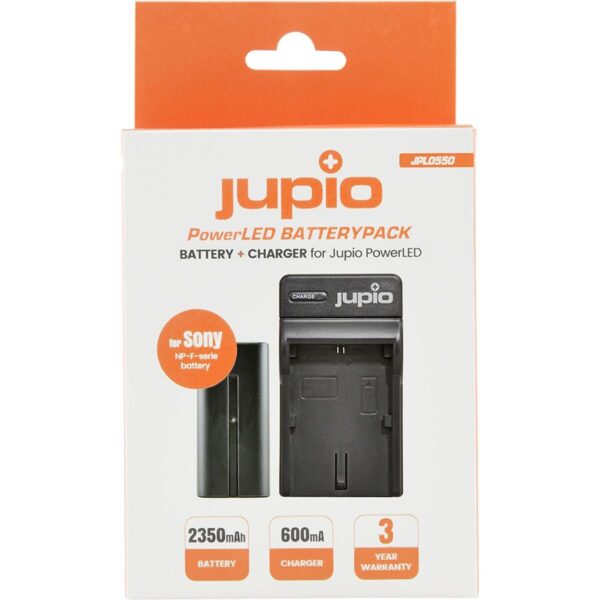Jupio PowerLED Batterypack F550 + Charger (EU/UK)