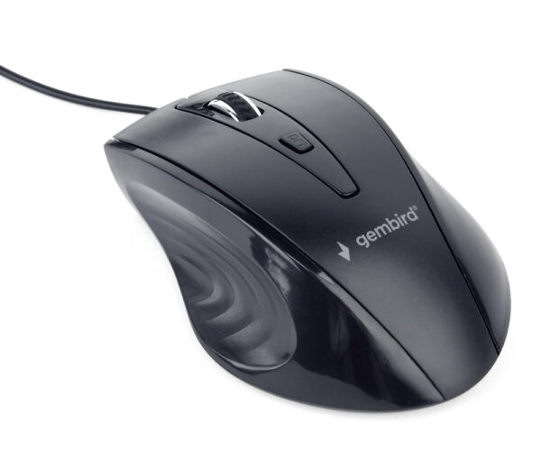 4-knops optische muis, USB, zwart