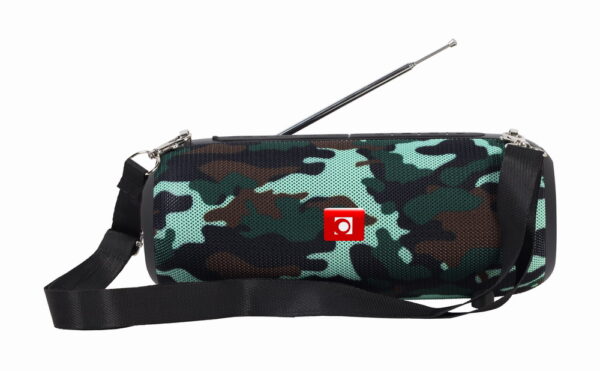 Draagbare Bluetooth speaker Camouflage + FM Radio