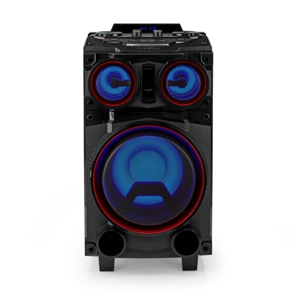 Bluetooth® Party Speaker | Maximale batterijduur: 6.5 uur | 120 W | Handgreep | Feestverlichting | Equalizer | Zwart