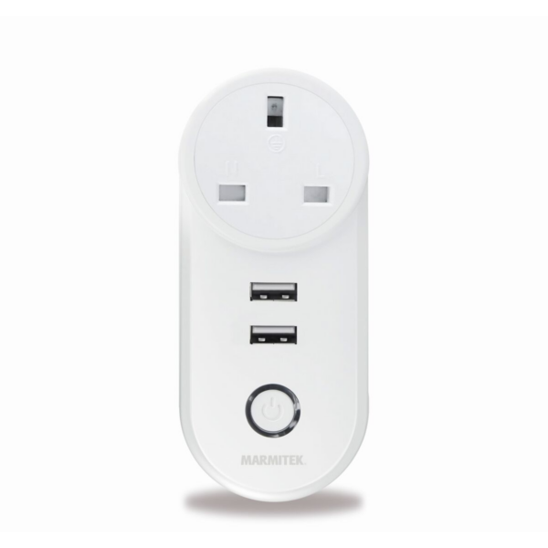 Power SI - Slimme stekker - Energiemeter - 2x USB - 15A