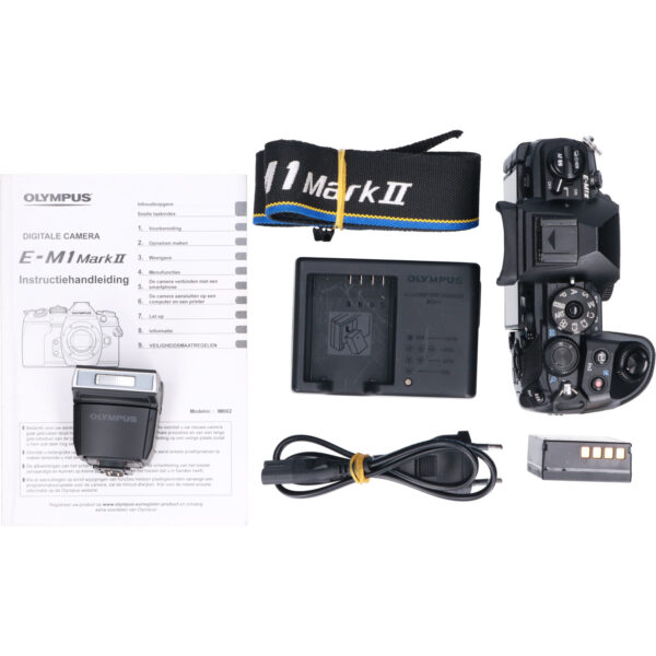 Tweedehands Olympus E-M1 Mark II Body Zwart CM1688
