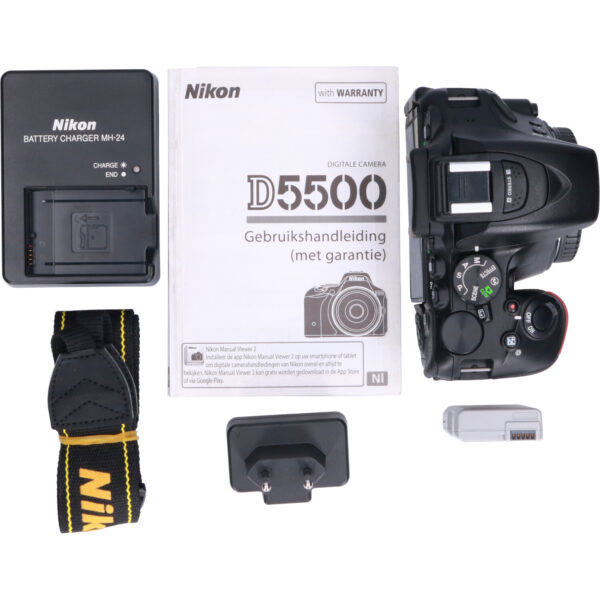 Tweedehands Nikon D5500 zwart - Body CM2525