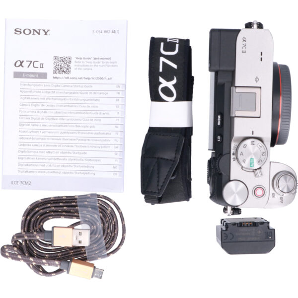 Tweedehands Sony A7C II Body Silver CM3133