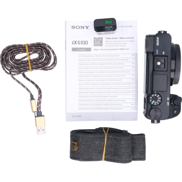 Tweedehands Sony A6100 Body Zwart CM3613