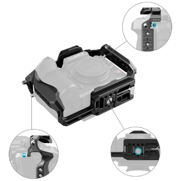 SmallRig 4825 Hawklock Quick Release Cage Kit For Panasonic LUMIX GH7/GH6