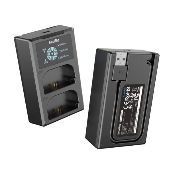 SmallRig 5409 Camera Battery X2 And Charger Kit For Canon LP-E6P