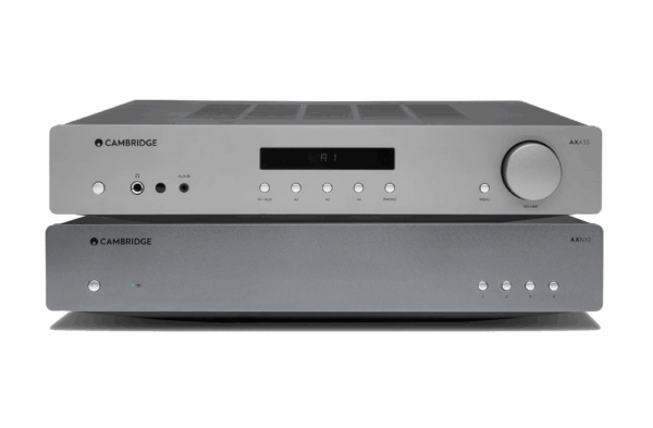 Cambridge Audio: AXA35 Versterker + AXN10 Netwerkspeler - Grijs