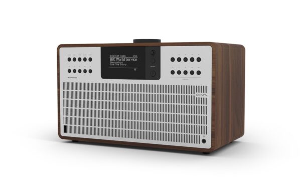 Revo: SuperCD All-In-One DAB+ Internetradio met CD-speler - Walnut/Silver
