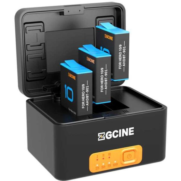 ZGCINE GoPro Oplaadcase w/ 3X 901 Battery (PS-G10-K3)