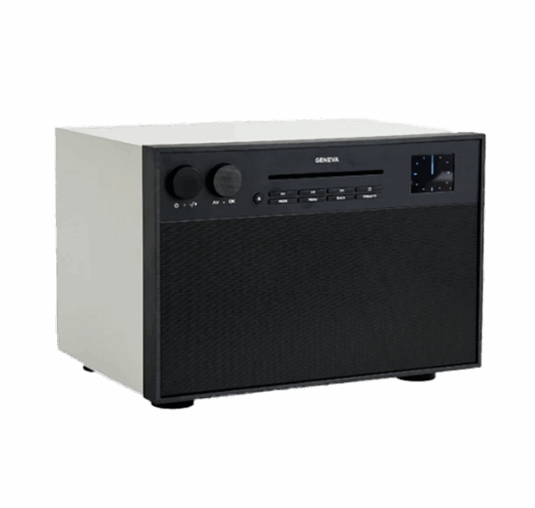 Geneva: DeCon M DAB + / FM-radio en CD-speler - Wit/zwart