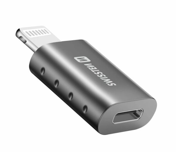 Swissten Swissten USB-C naar Lightning Adapter - Converter - Grijs