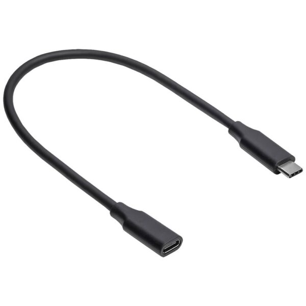 Akyga USB-kabel USB-C stekker, USB-C bus 0.30 m Zwart AK-USB-32