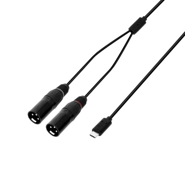 Adam Hall 3 STAR Y MM USB-C 0300 Audiokabel USB-C naar 2x XLR 3 m