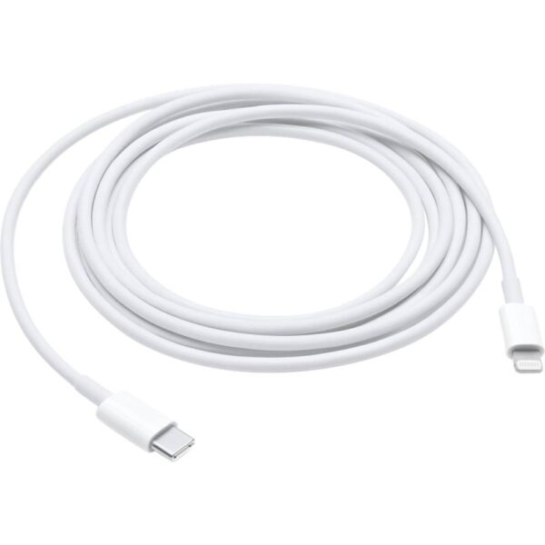 Apple USB-kabel USB-C stekker, Apple Lightning stekker 2.00 m Wit MQGH2ZM/A-B