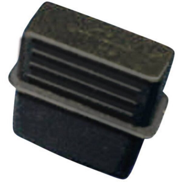 Richco CP-USB-A Afdekkap USB-A Silicone, Rubber (ongevulcaniseerd) Zwart 1 stuk(s)