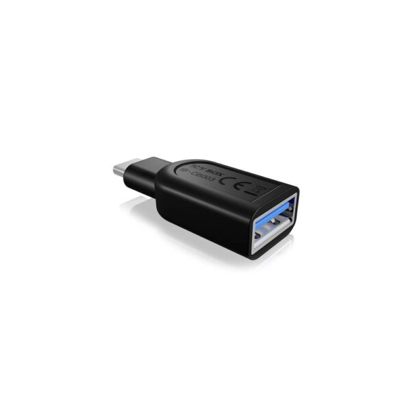 ICY BOX USB-C Stekkerverbinder [1x USB 3.2 Gen 2 stekker C (USB 3.1) - 1x USB 3.1 bus A] IB-CB003, Adapter USB 3.2 Gen 1 Type-C Stecker zu USB 3.2 Gen 1 Type-A
