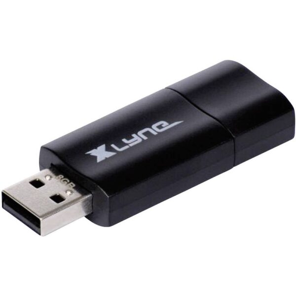 Xlyne Wave USB-stick 64 GB Zwart, Oranje 7164000 USB-A 2.0