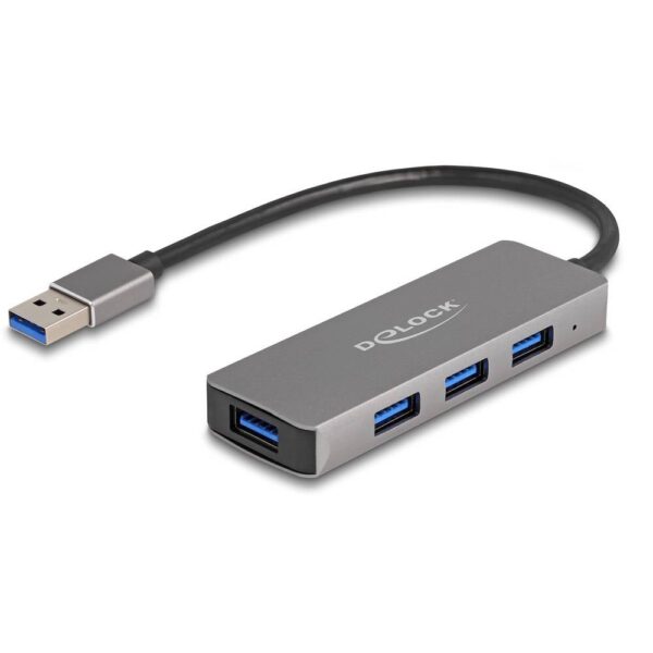 Delock 63171 USB 3.2 Gen 1-hub Grijs