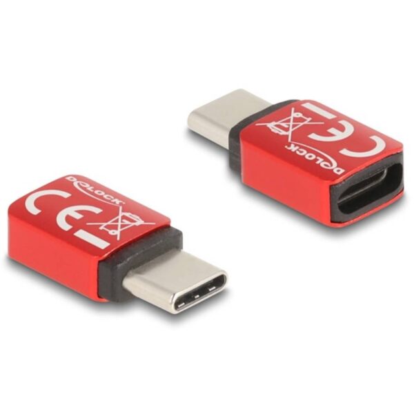 Delock USB 2.0 Adapter [1x USB-C stekker - 1x USB-C bus] 60689