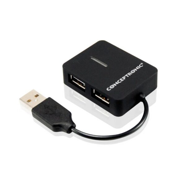 Conceptronic C4PUSB2 USB 2.0-hub 4 poorten Meerdere kleuren