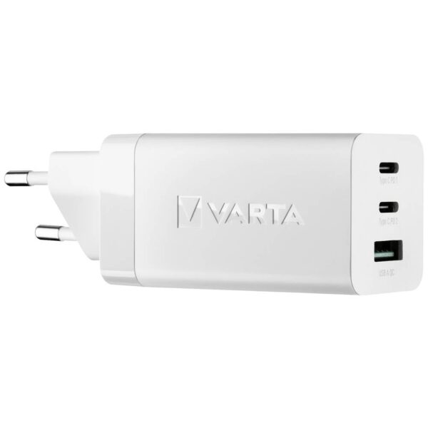 Varta High Speed Charger 65W USB-oplader 65 W 1x USB-A, 2x USB-C Binnen