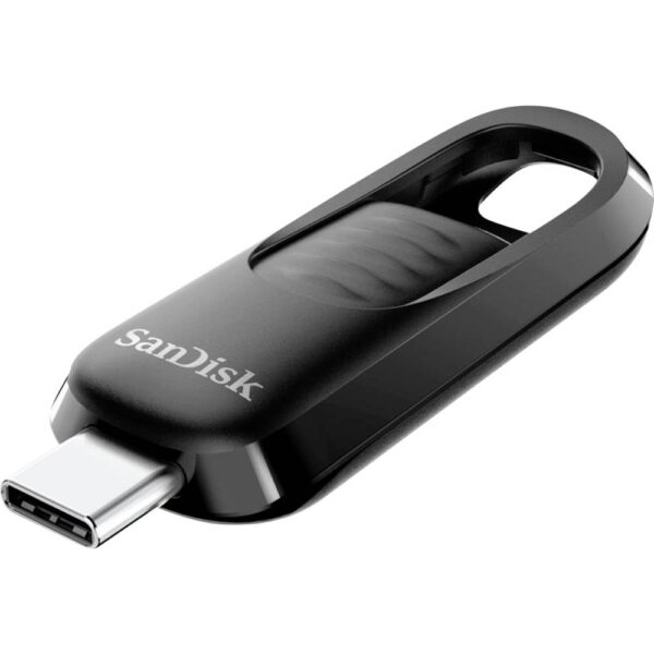 SanDisk Ultra Slider USB-stick Retail 64 GB Zwart SDCZ480-064G-G46 USB-C 3.2 Gen 1