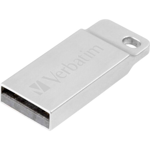 Verbatim Metall-Gehäuse USB-stick 64 GB Zilver 98750 USB-A 2.0