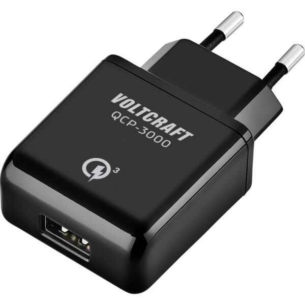 VOLTCRAFT QCP-3000 USB-oplader Binnen Uitgangsstroom (max.) 3000 mA 1 x 1x USB-A Qualcomm Quick Charge 3.0