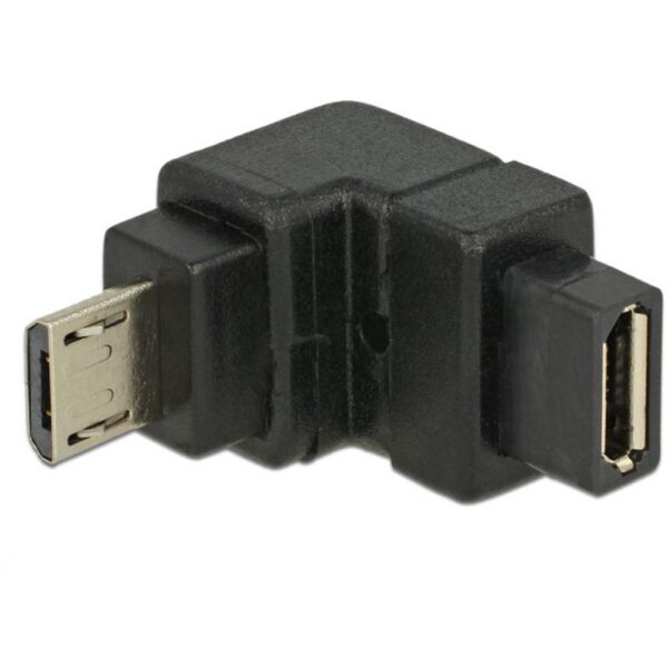 Delock USB 2.0 Adapter [1x Micro-USB 2.0 B stekker - 1x Micro-USB 2.0 B bus] 65668