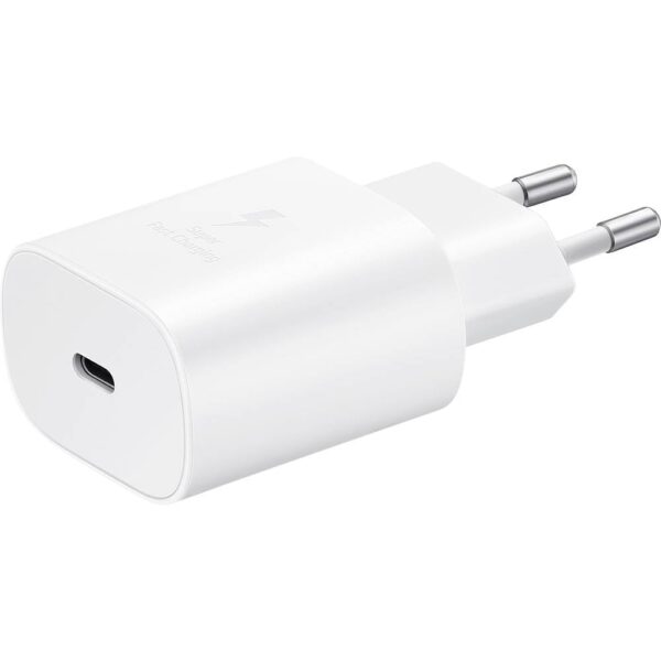 Samsung EP-TA800EWE USB-oplader 25 W 1x USB-C Wit Zonder kabel, Snellader