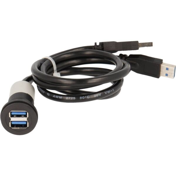 Schlegel RRJ_2USB3_SW_150 2x USB 3.0-bus A - 2x USB 3.0-stekker A 1 stuk(s)