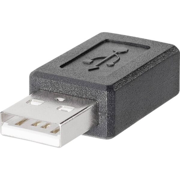 TRU COMPONENTS 1582502 Adapter USB-A 2.0 stekker - Mini-USB B bus 1 stuk(s)