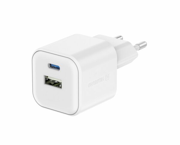 Swissten Swissten USB-C Snellader - 2 poorten - GaN technologie - 35W - Wit