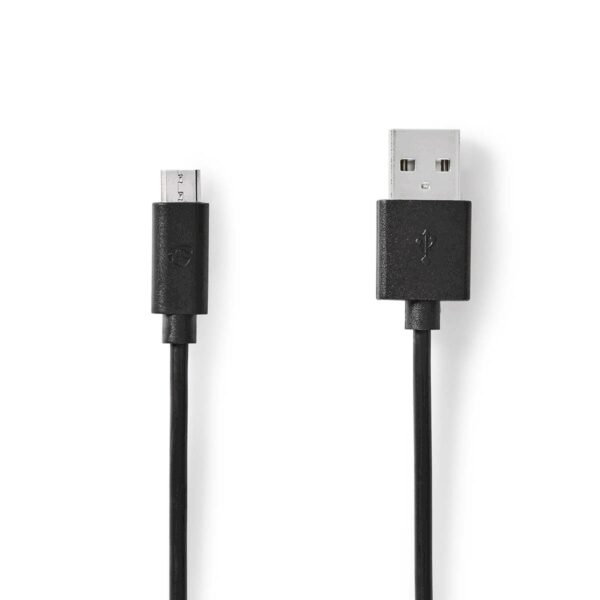 Nedis USB 2.0 Kabel A naar Micro-B 1 m