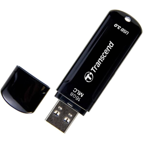 Transcend JetFlash™ 750K USB-stick 16 GB Zwart TS16GJF750K USB-A 3.2 Gen 1