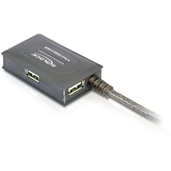 Delock 82748 USB 2.0-hub Grijs