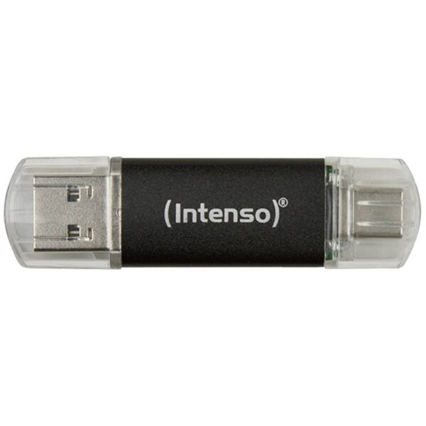 Intenso Twist Line USB-stick 128 GB Antraciet 3539491 USB-A, USB-C, USB-A 3.1 Gen 1