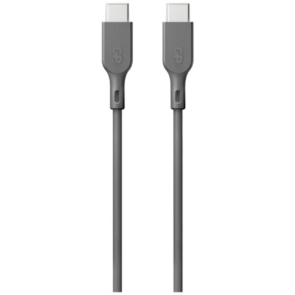 GP USB-laadkabel USB 2.0 USB-C stekker, USB-C stekker 1.00 m Grijs GPCBCC1PGYUSB252