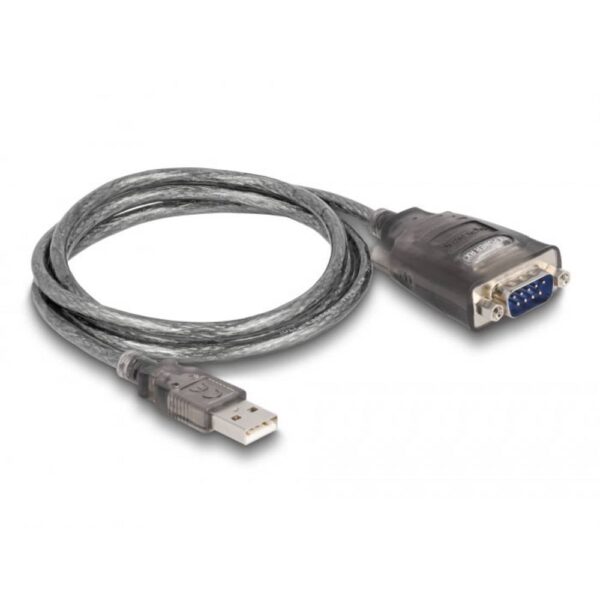Delock USB 2.0 Adapter [1x USB-A 2.0 stekker - 1x RS232-stekker] 61400 1 m