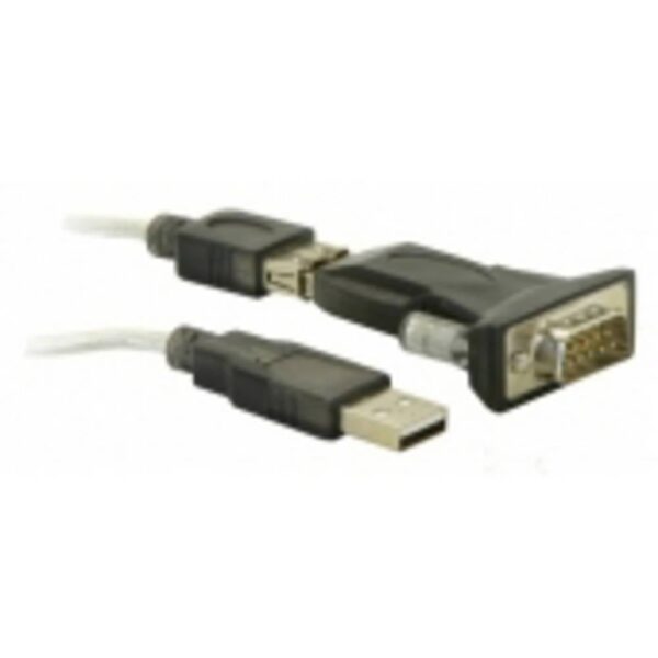 Delock USB 2.0 Adapter [1x USB-A 2.0 stekker - 1x Serieel 9-polig] 61425