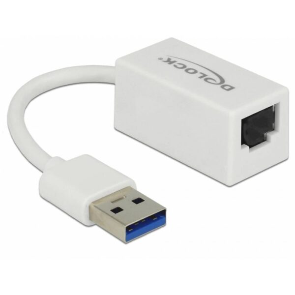 Delock USB 2.0 Adapter [1x USB-A-stekker - 1x RJ45-bus] 65905 12.7 cm