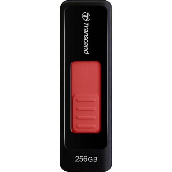 Transcend TS256GJF760 USB-stick Retail 256 GB Zwart/rood TS256GJF760 USB-A 3.2 Gen 1